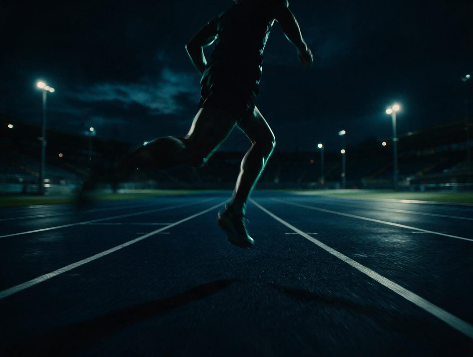 Atleta de running en acción