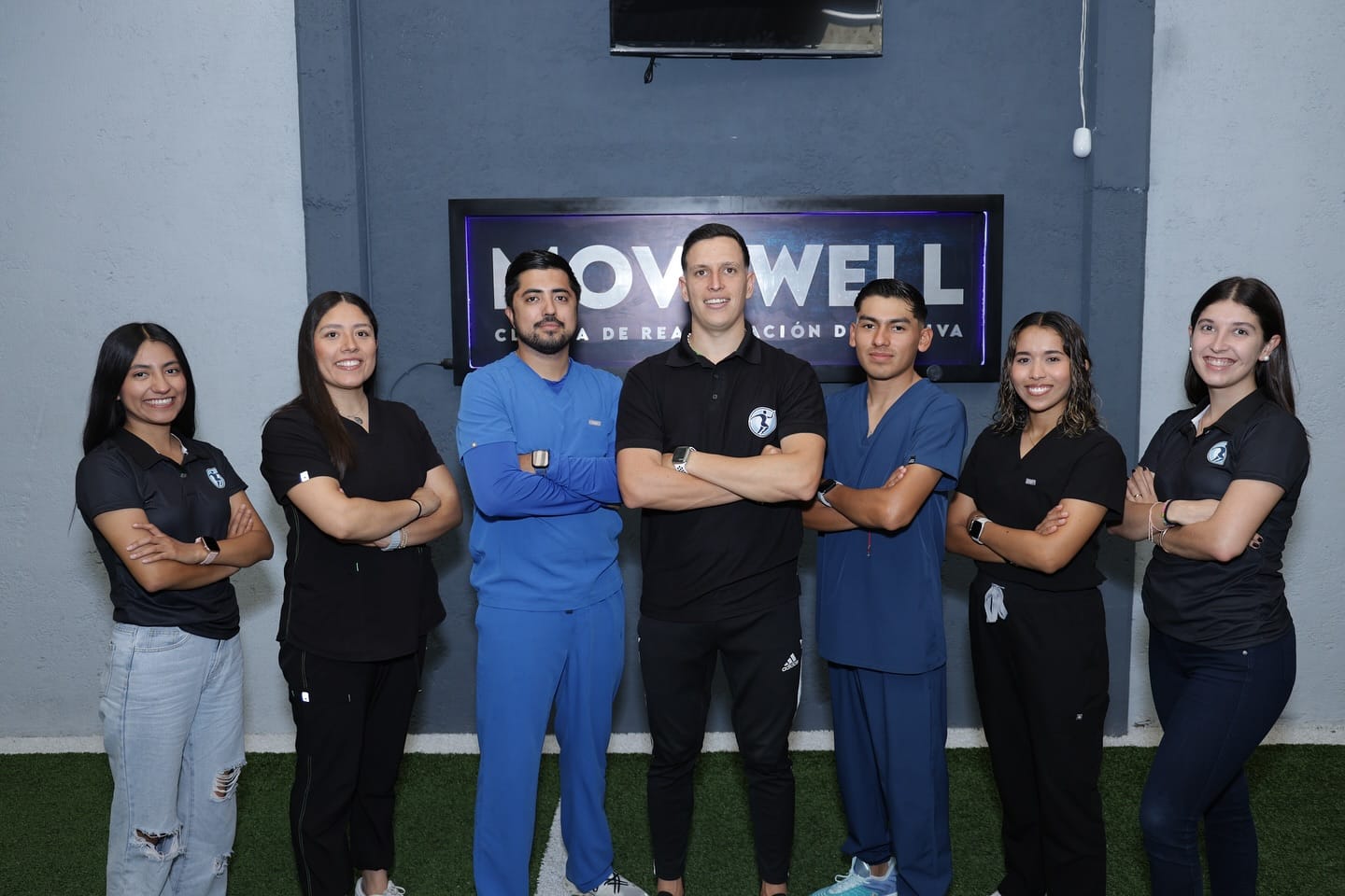 El equipo de fisioterapeutas de MoveWell en la Sede Central
