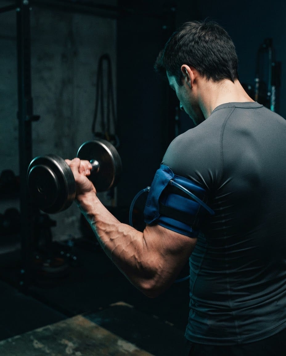 Sesión de blood flow restriction (bfr) en MoveWell